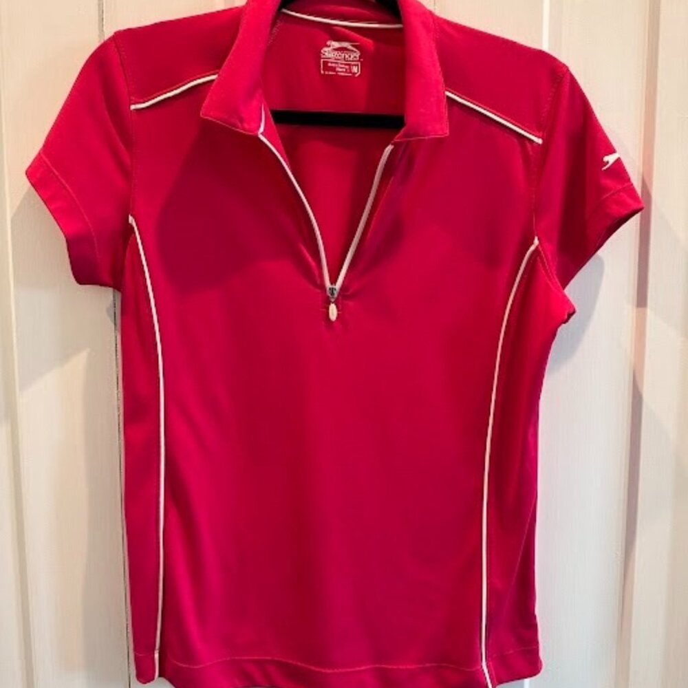 Slazenger Bright Pink Golf Shirt